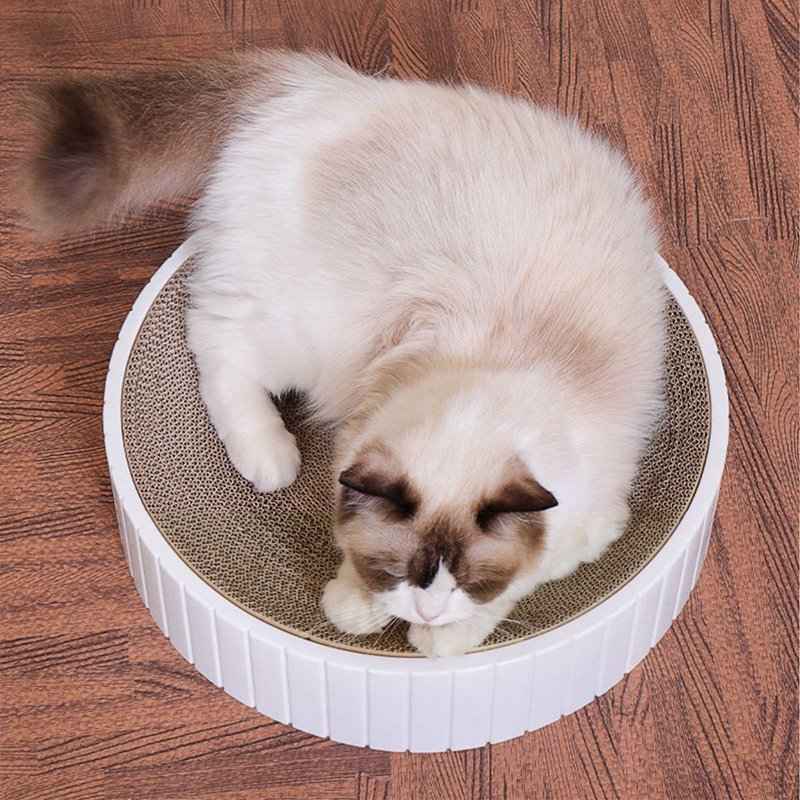 Round Cat Scratching Board